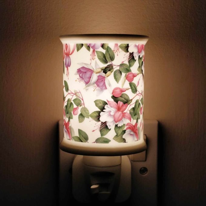 flower ceramic night lights