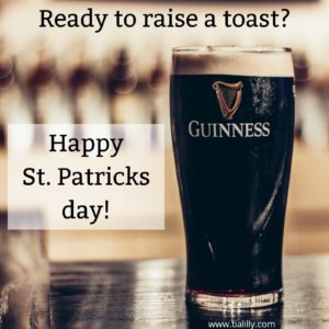 Read more about the article Ready to raise a toast? Happy St. patricks day!
