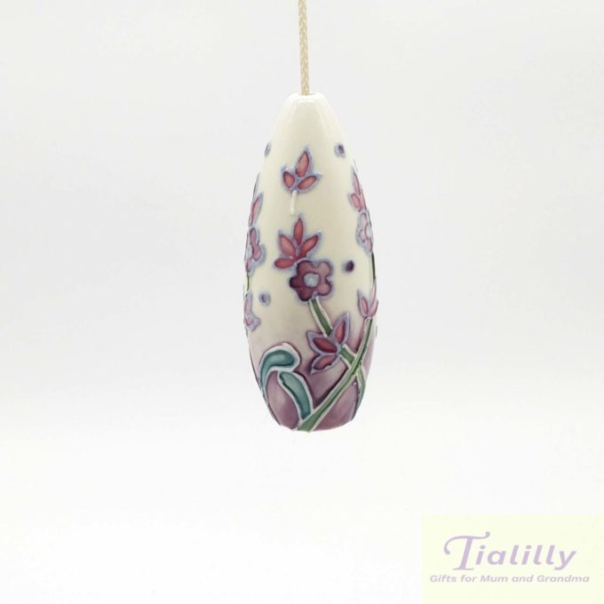 Novelty bathroom light pull with lavender flowers pattern very pretty