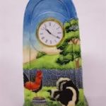 Old Tupton Ware Farmyard clock