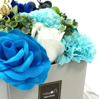Soap Flower Gift Box – Blue Collection