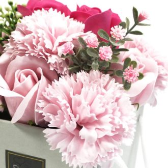 Soap Flower Bouquet – Pink Rose